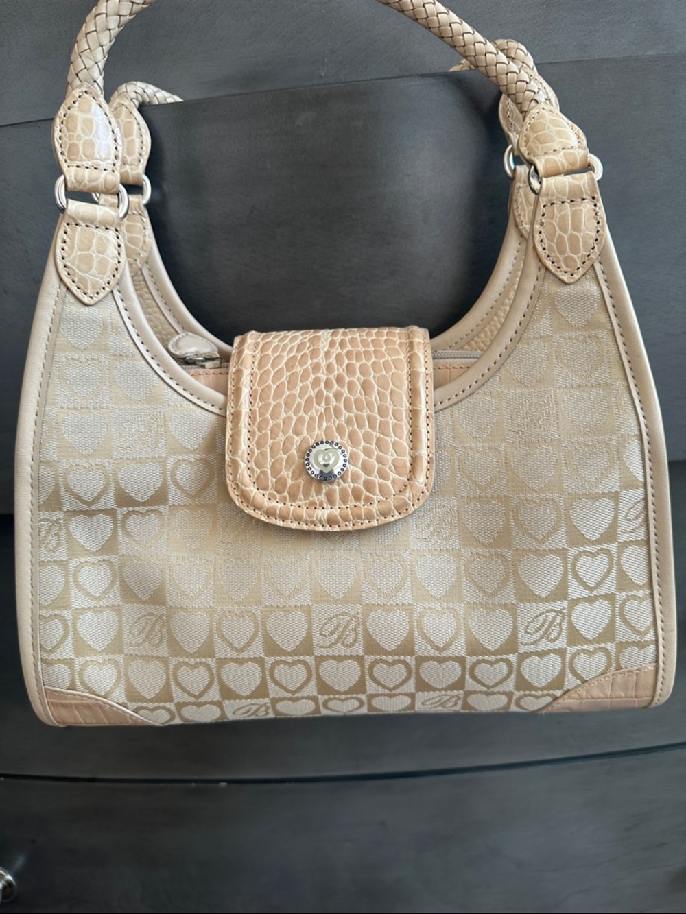 Brighton Beige Patterned Women’s Shoulder Bag